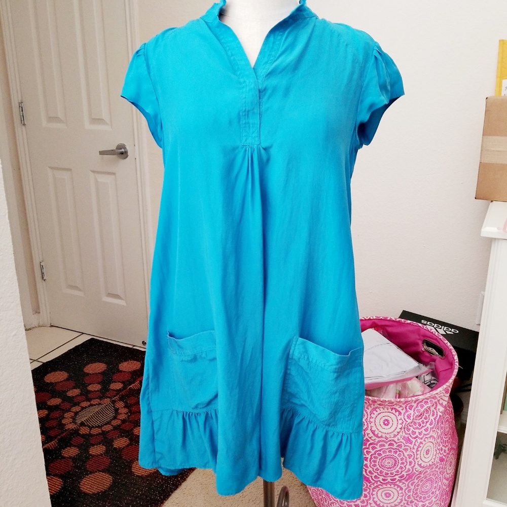 Banana Republic Petite PM silk summer dress